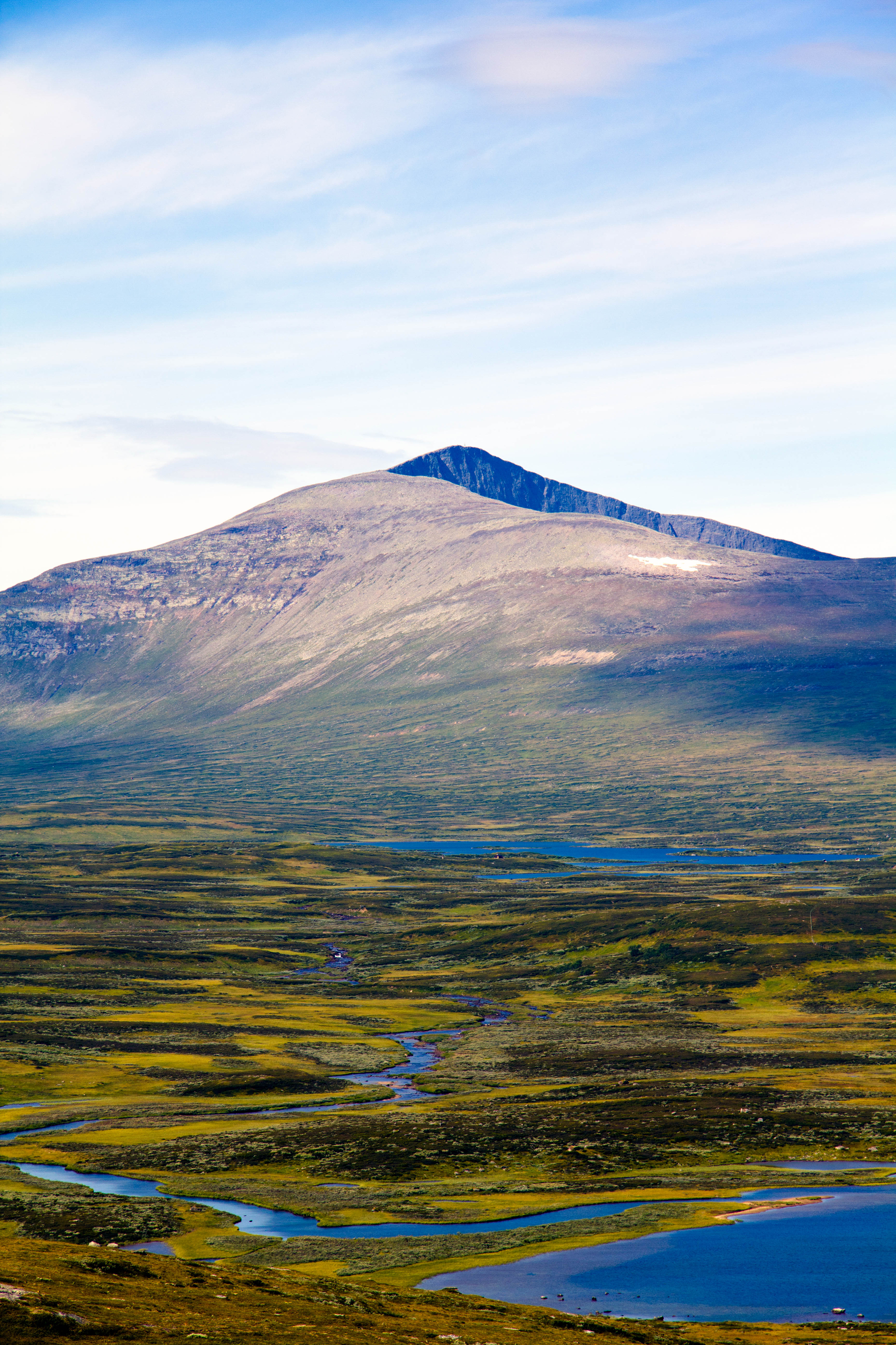 Helags fjällmassiv i Ljungdalen
